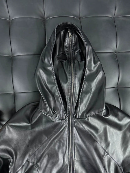 Mowalola Leather Mask Jacket