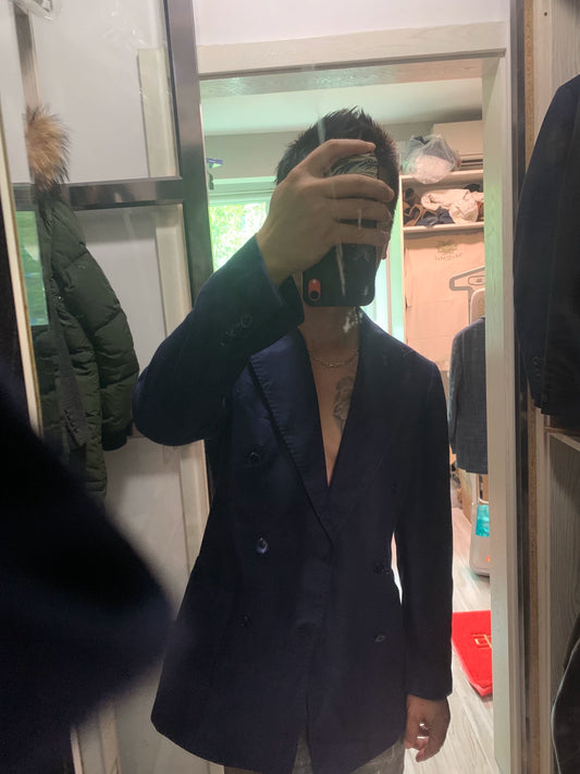 high-end double-breasted blazer by Ring Jacket