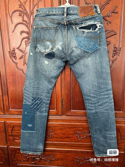 Ralph Lauren RRL Patchwork Men's Jeans