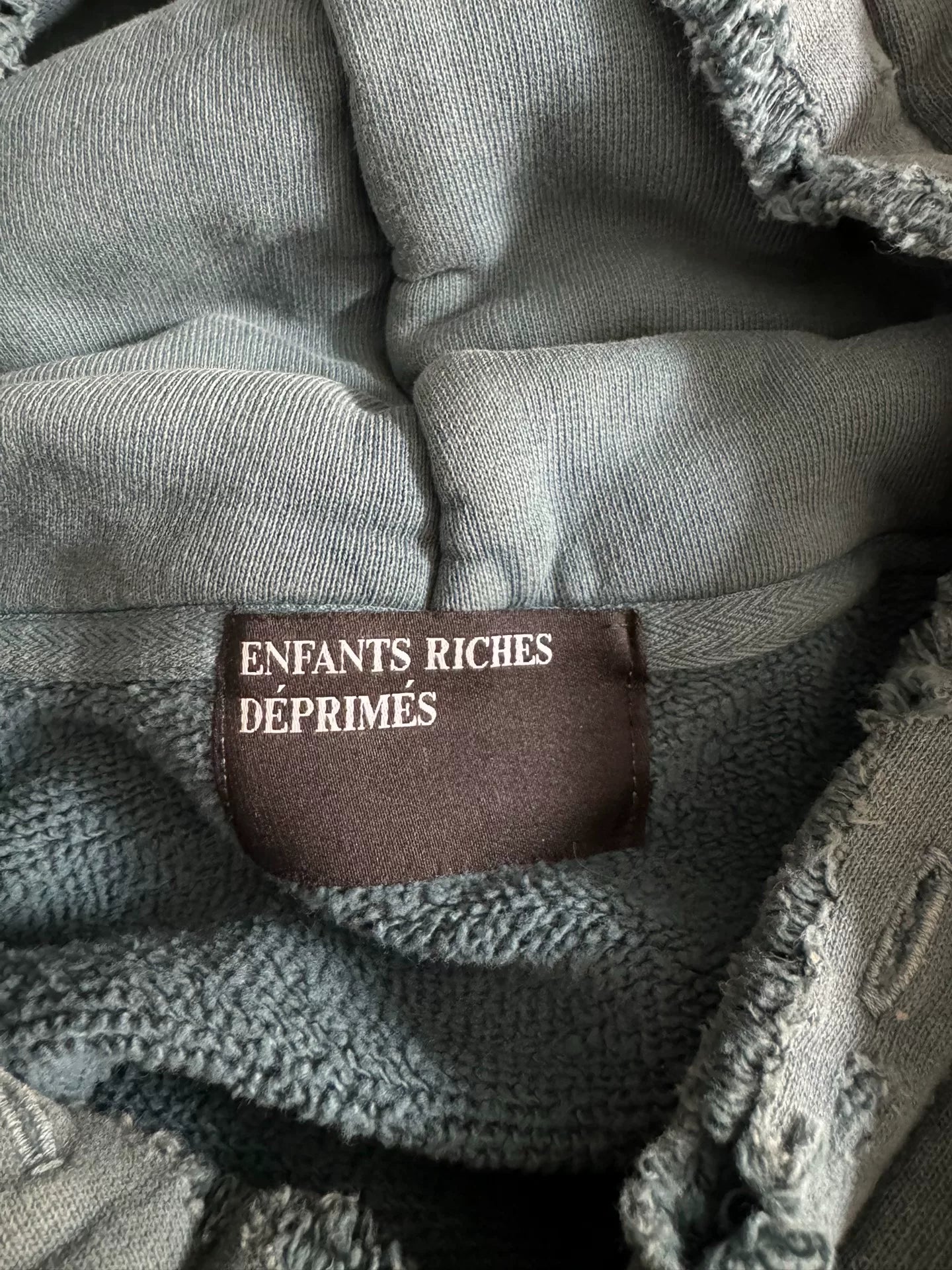 ERD 23FW Blue Washed School Illustration Hoodie