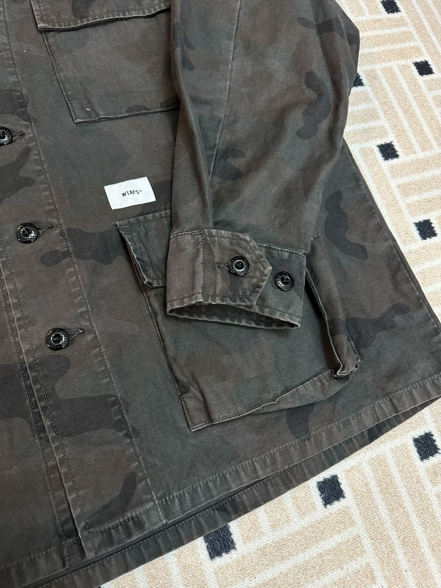 WTAPS JUNGLE LS Satin Camo Shirt