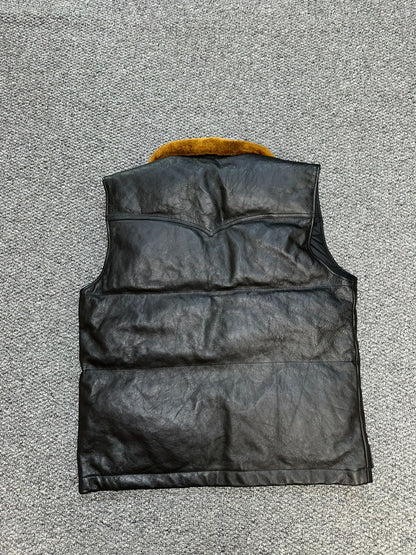 The Real McCoys Horsehide Down Vest