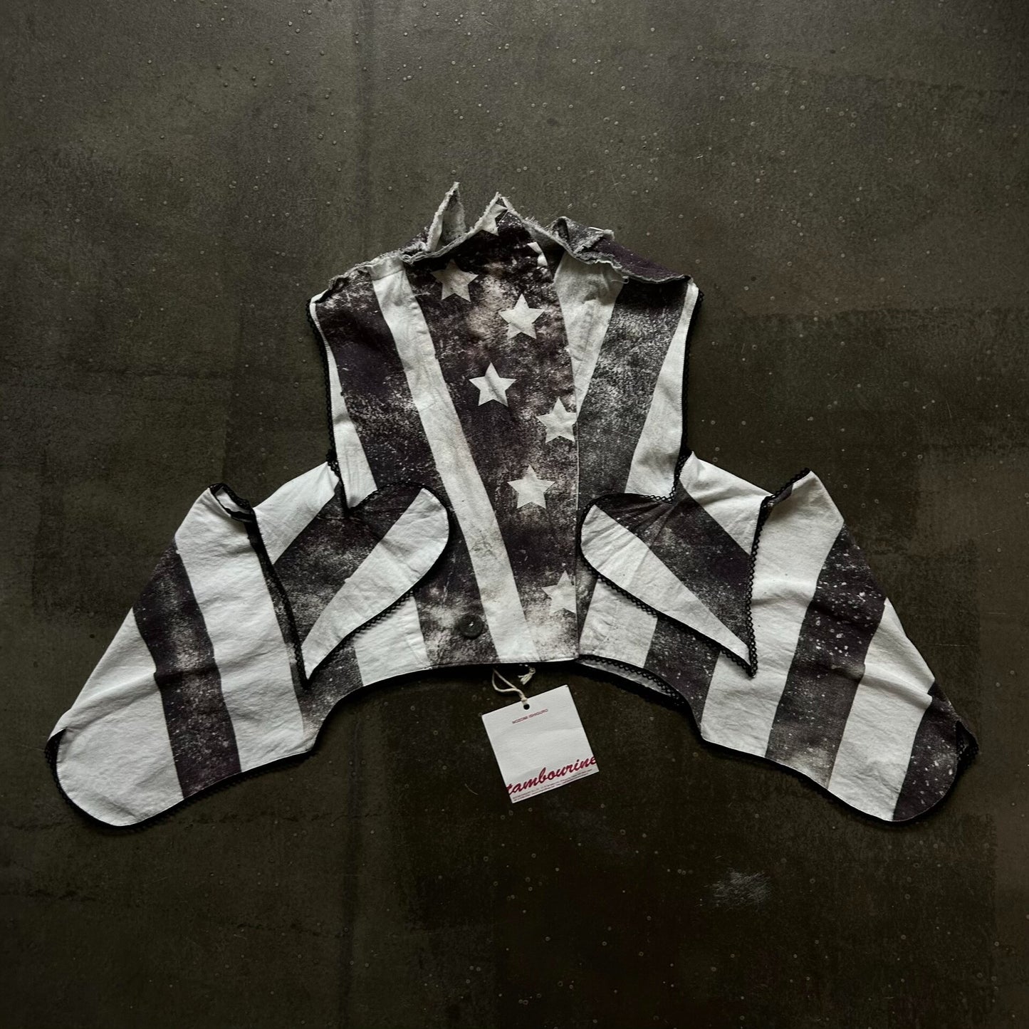 American Flag Deconstructed Vest by Nozomi Ishiguro