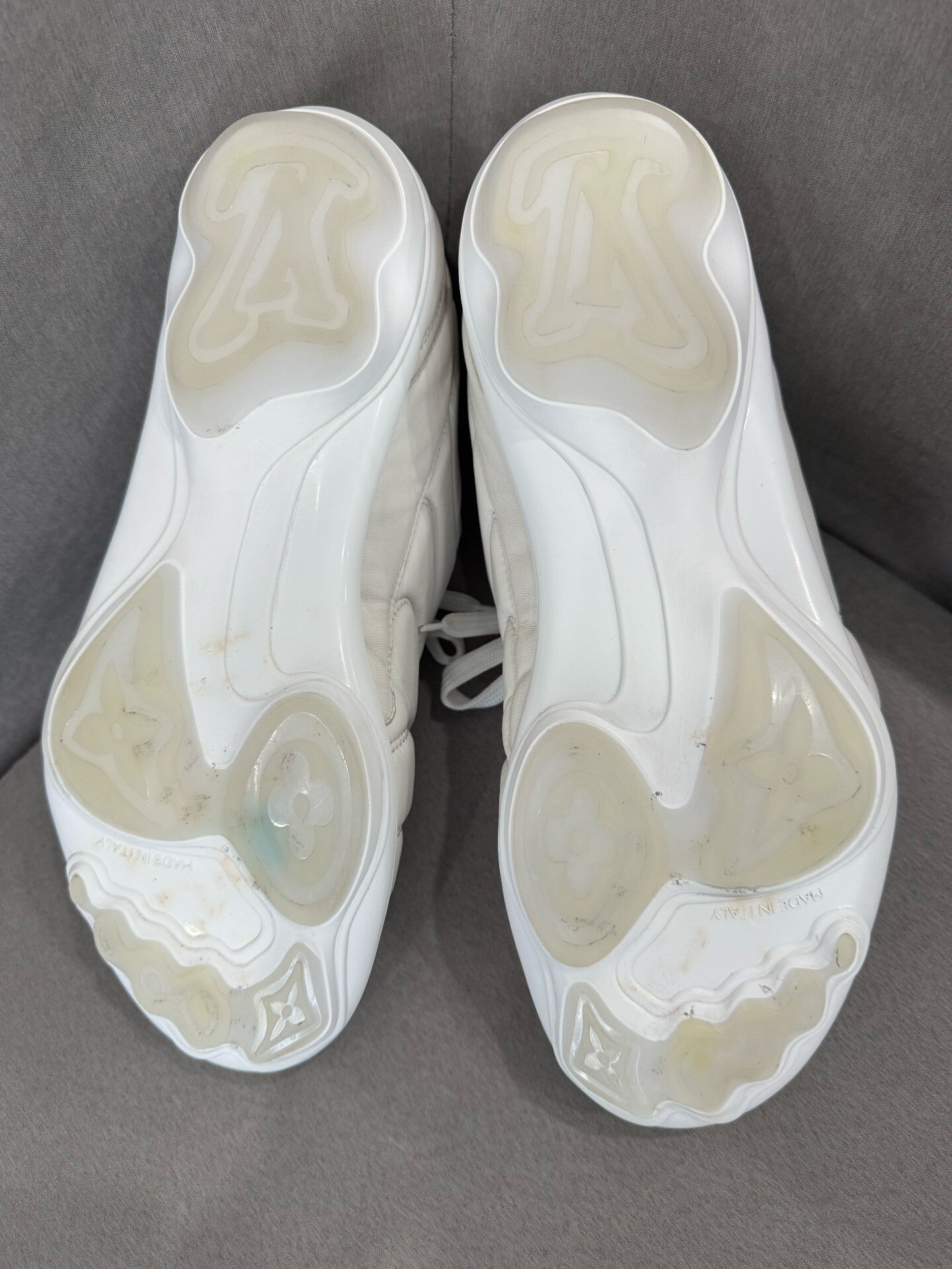 Louis Vuitton White Soccer Shoes Size 42.5