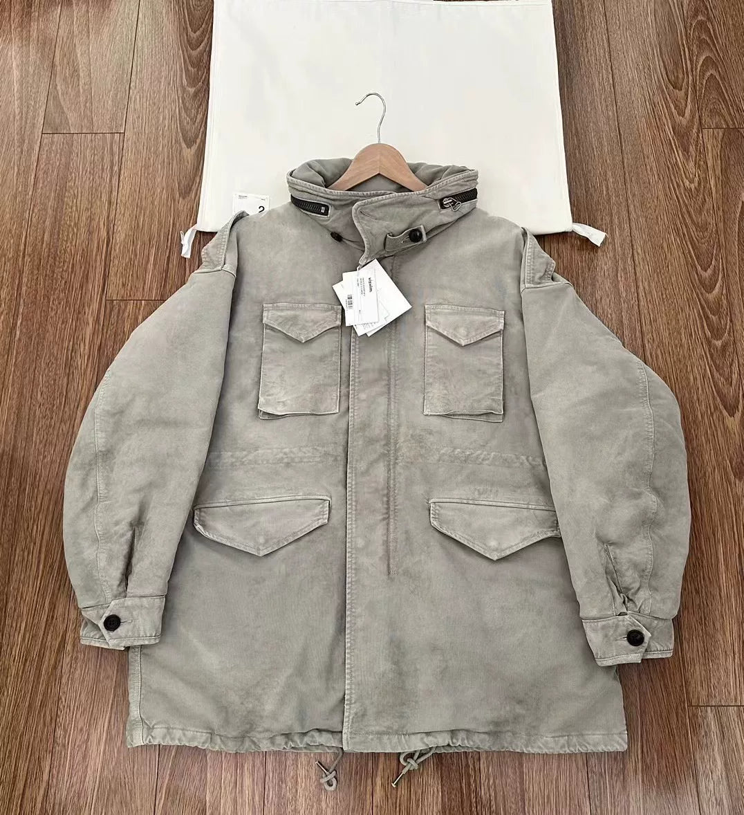 visvim bickle g.cords utility jacket grey