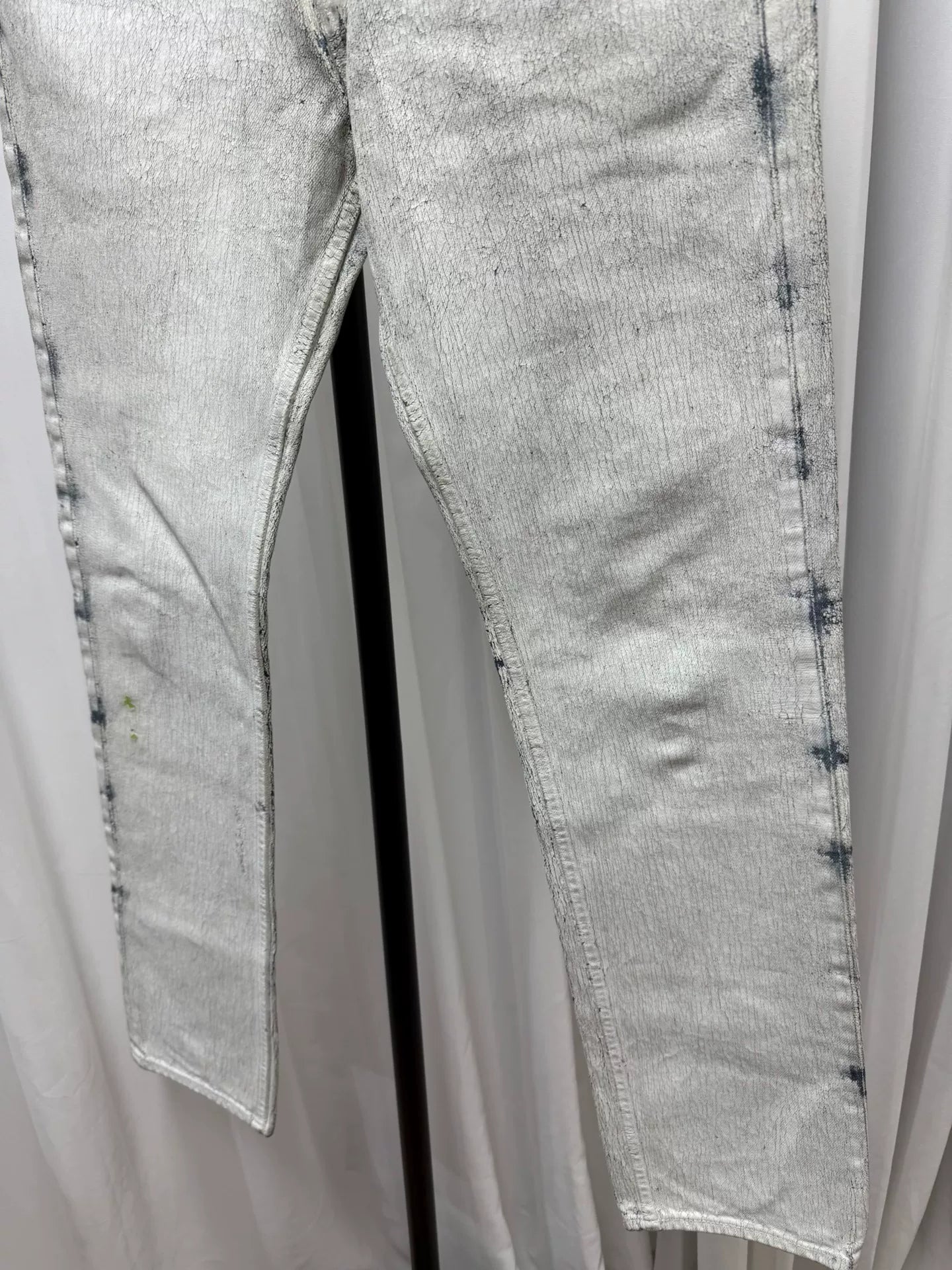maison margiela x HM painted denim pants