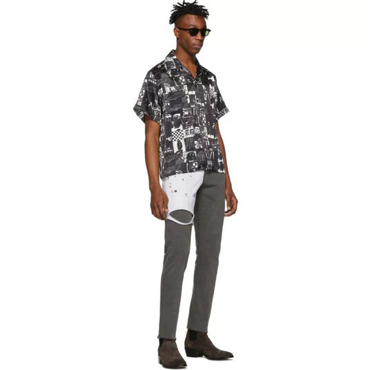Enfants Riches Déprimés Black Cartoon Shirt