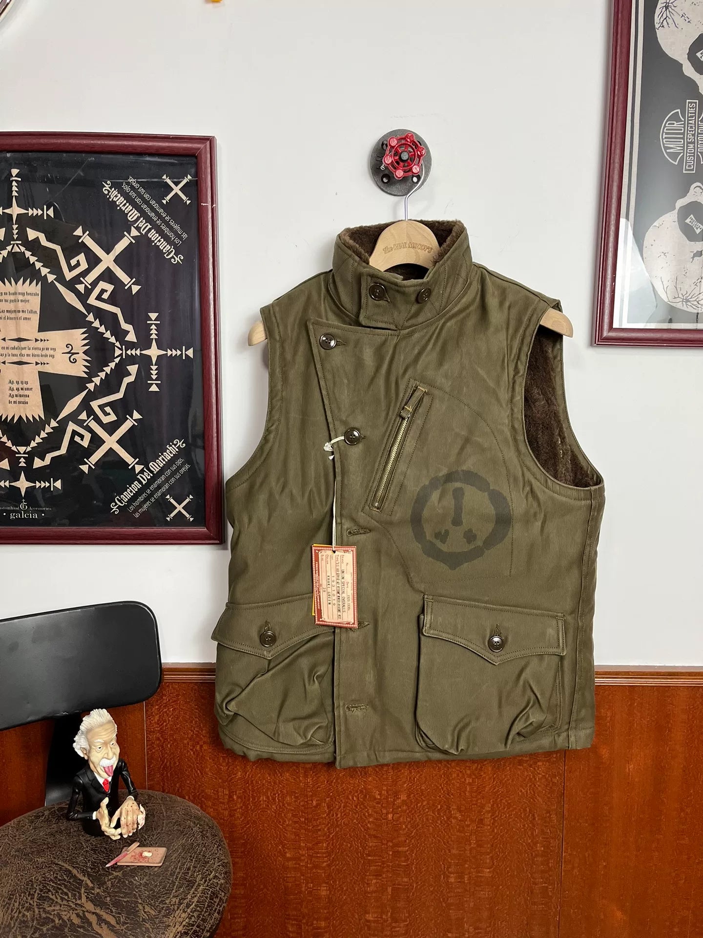 Freewheelers Avatar Vest in Jungle Green