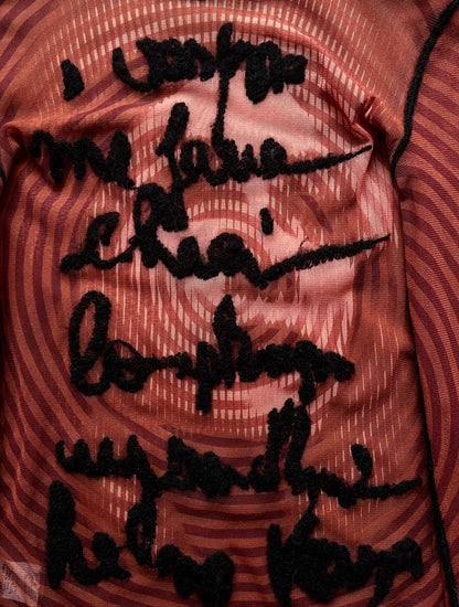 Jean Paul Gaultier Sheer Long Sleeve Top