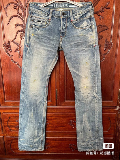 Deeta Men's Light Blue Selvedge Jeans