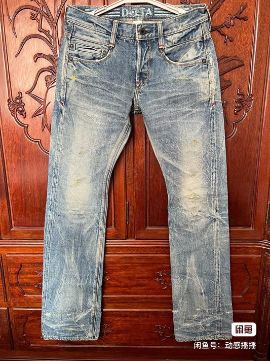 Deeta Men's Light Blue Selvedge Jeans