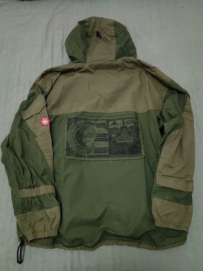 cavempt lightweight pullover jacket in green