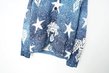 Denim Supply Discharge Knit Thunderbird Cardigan
