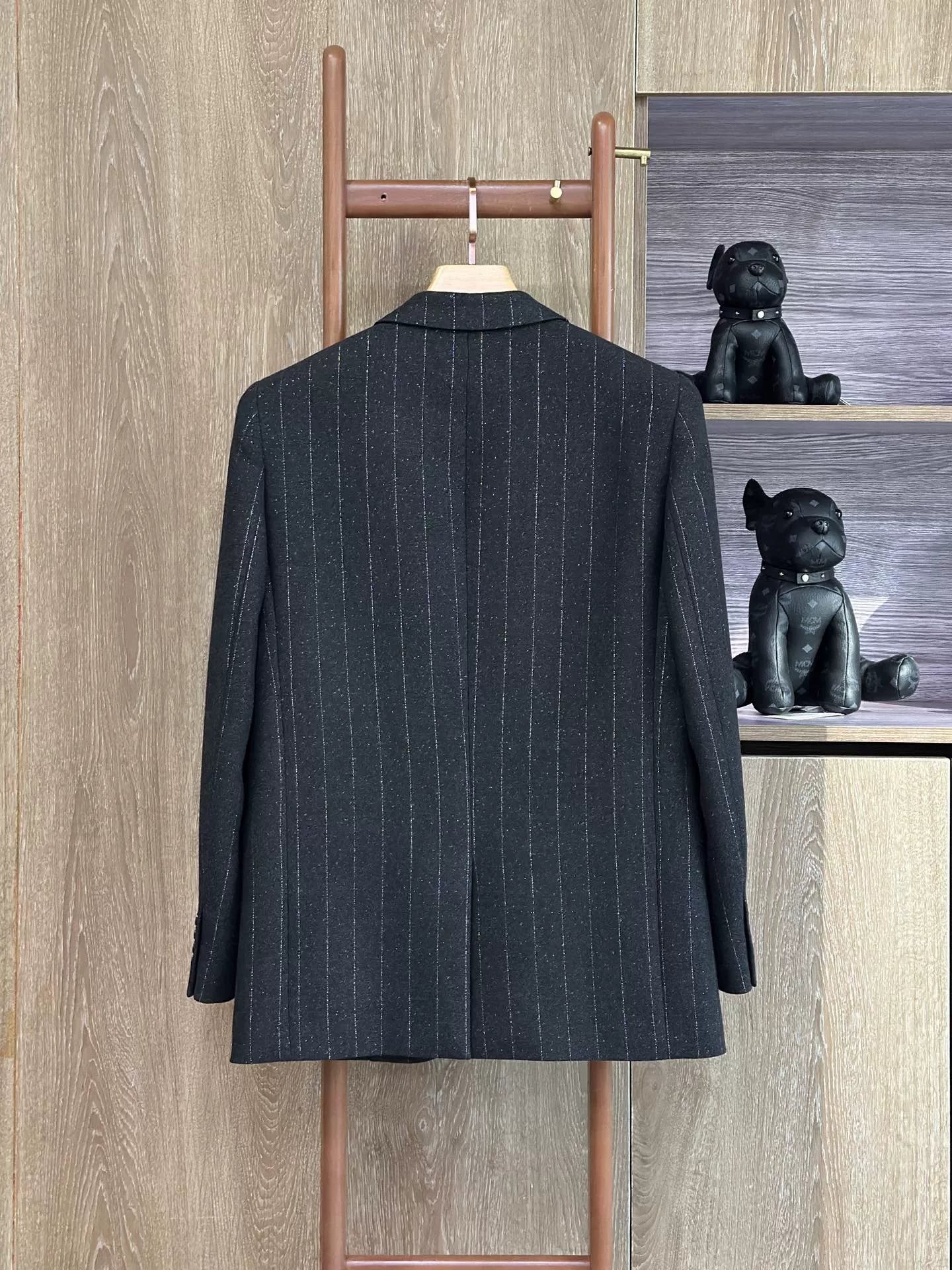 SAINT LAURENT Structured Pinstripe Blazer
