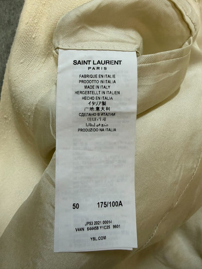 Saint Laurent Cream Wool Blazer