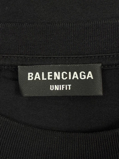 Balenciaga Distressed Print Short Sleeve T-shirt