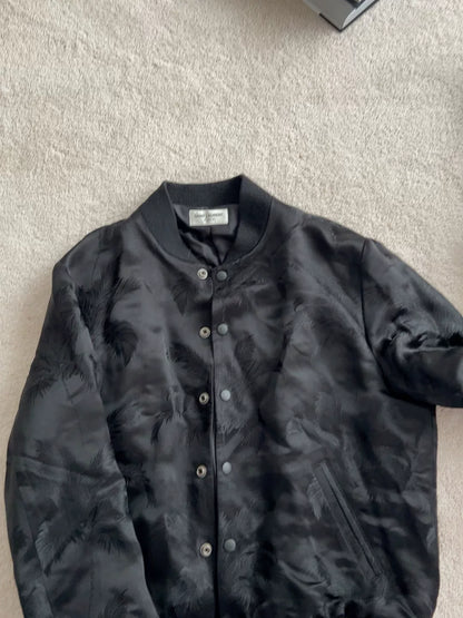Saint Laurent Palm Leaf Silk Jacket