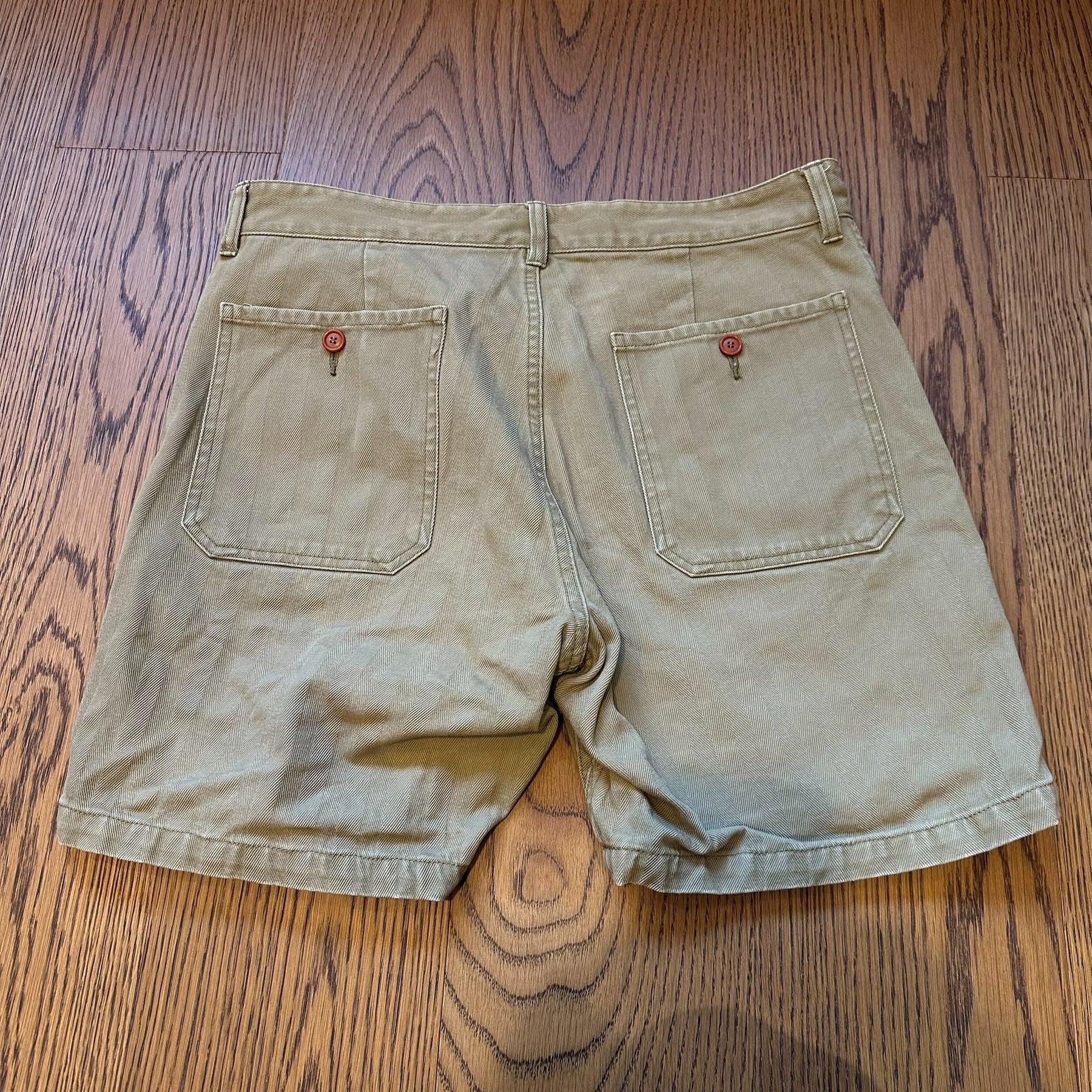 visvim pastoral herringbone shorts 18ss
