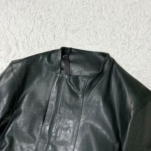 Boris Bidjan Saberi Calf Leather Riders Jacket