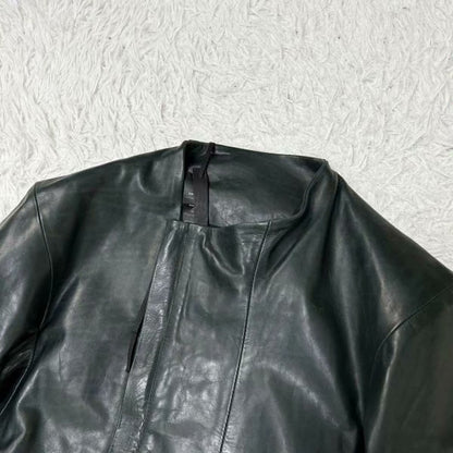 Boris Bidjan Saberi Calf Leather Riders Jacket