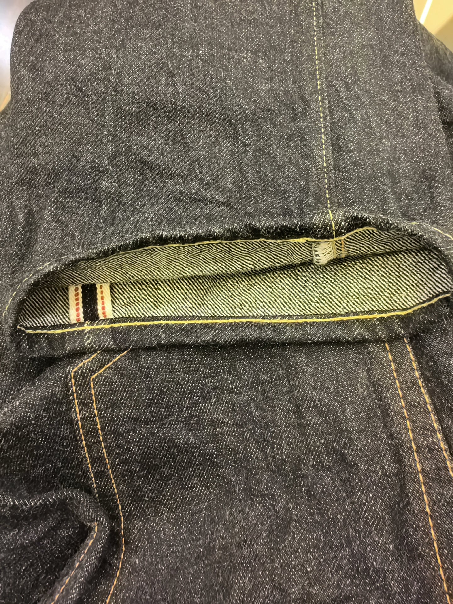 Visvim Dark Blue Raw Denim Jeans