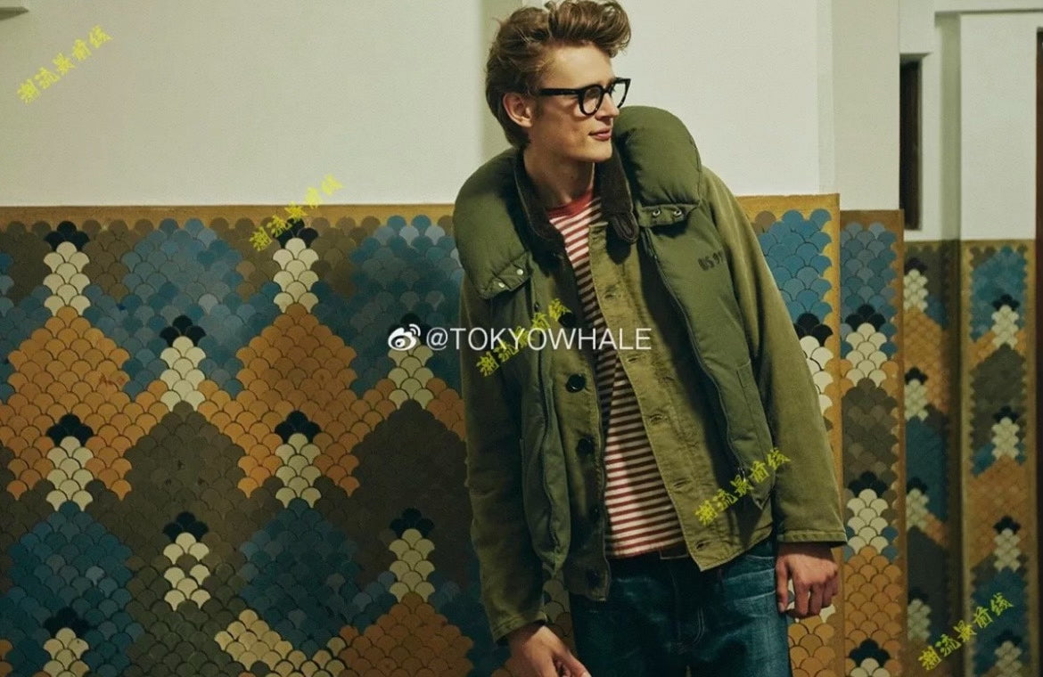 visvim p.f.d. down vest in black