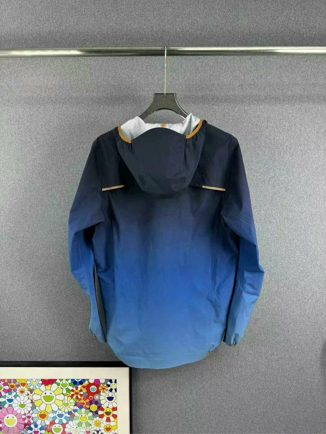 loewe x on gradient half-zip jacket