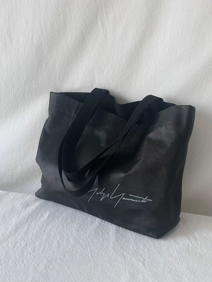 Yohji Yamamoto Leather Tote Bag Sale