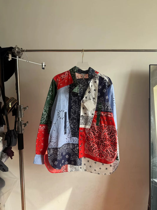 Loewe Asymmetric Floral Print Shirt