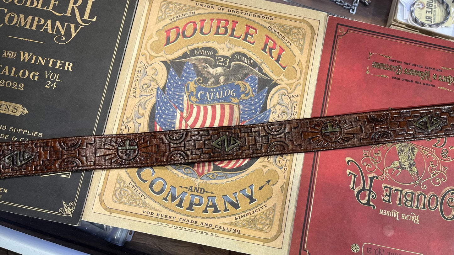 Vintage RRL Ralph Lauren Leather Belt