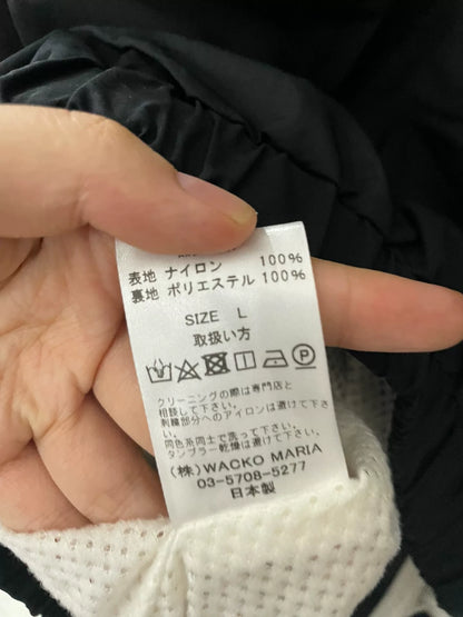 WACKOMARIA 23FW Nylon School Jacket Black