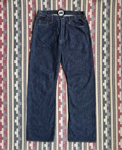vintage prps denim pants in dark blue