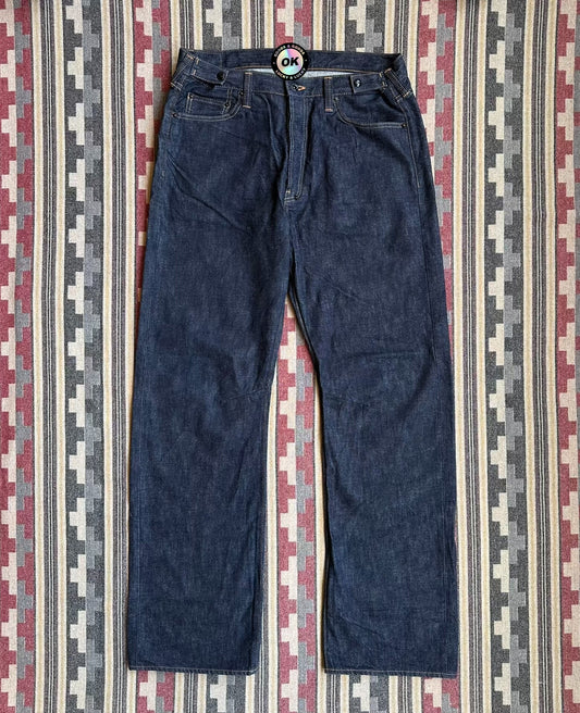vintage prps denim pants in dark blue