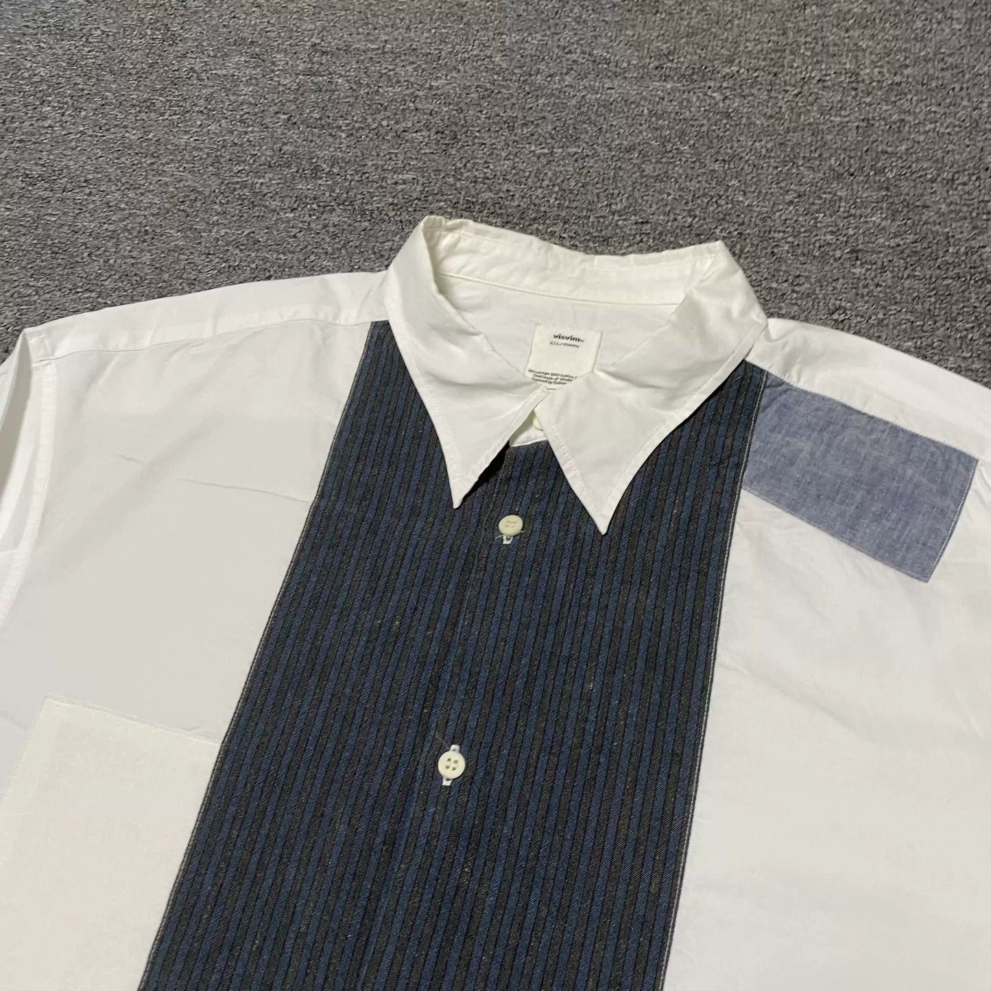 VISVIM 21SS Vintage Fabric Patchwork Shirt