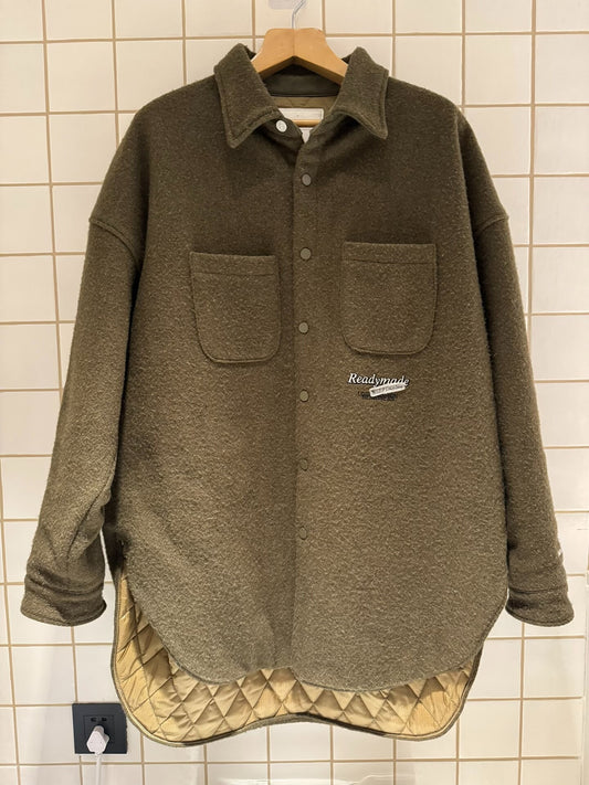 READYMADE Cotton-Padded Wool Coat
