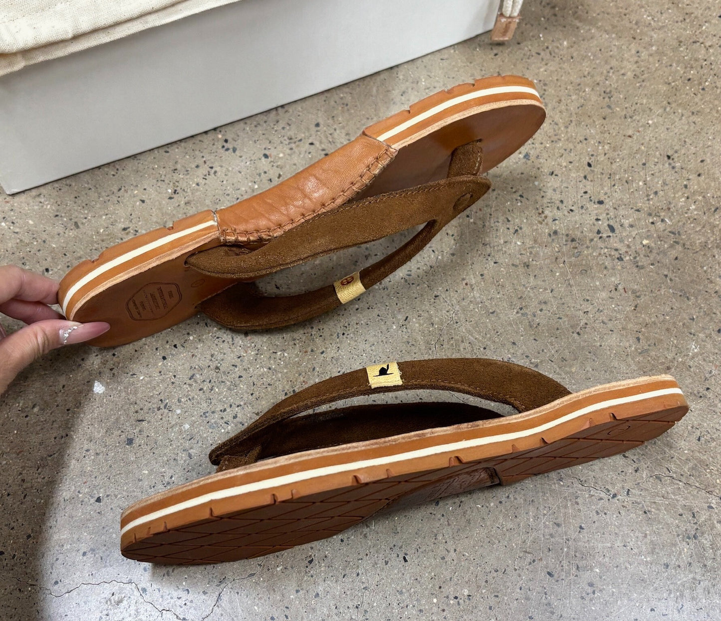 Visvim Spot Lama Sandal Brown