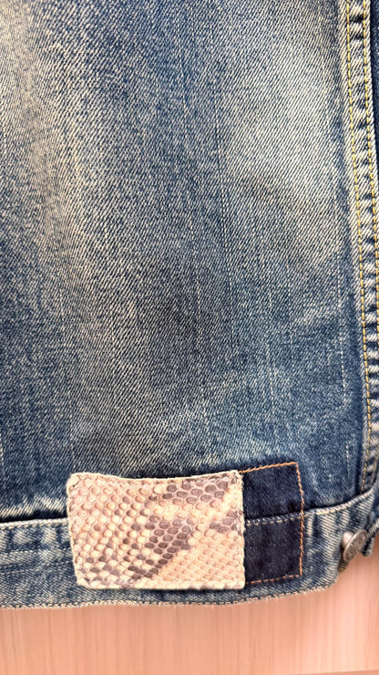 Visvim 101JKT Damaged Snake Tag Denim