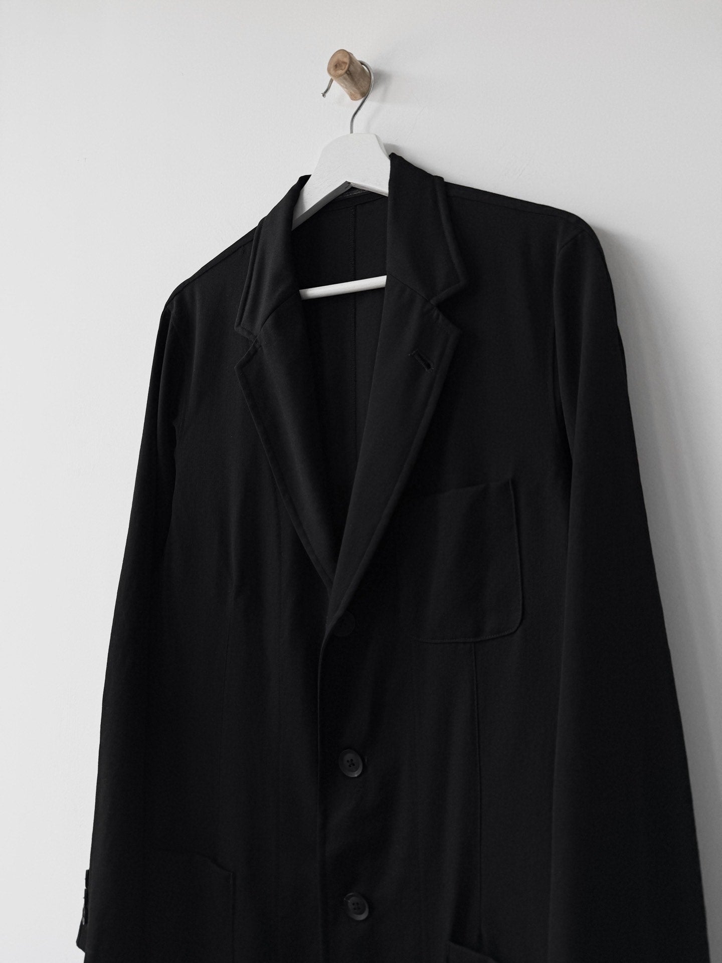 Yohji Yamamoto 21AW Gaba Wool Trench Coat