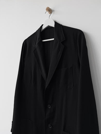 Yohji Yamamoto 21AW Gaba Wool Trench Coat