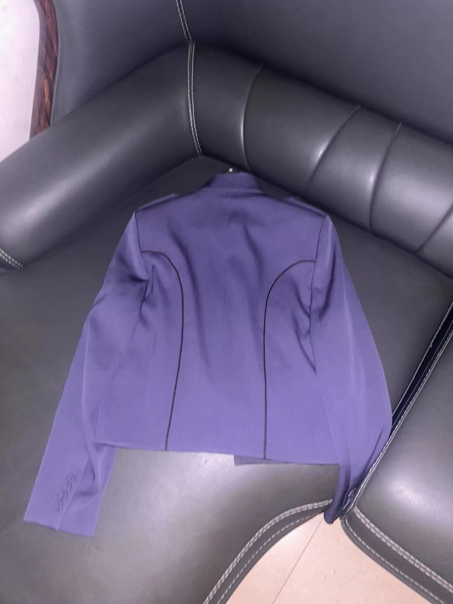 Dior Men Double-Breasted Wool Suit Jacket