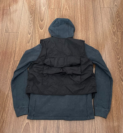 stone island shadow project hooded vest set