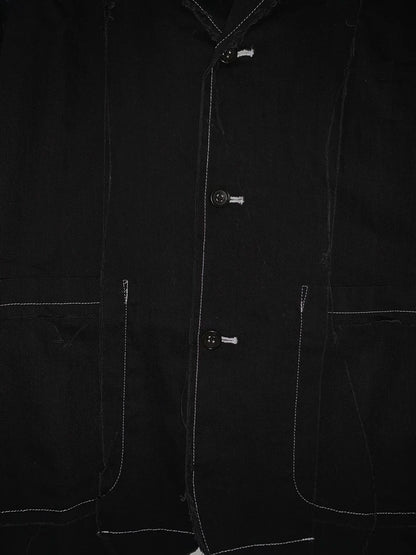 Undercover Structured Frayed Blazer Jacket