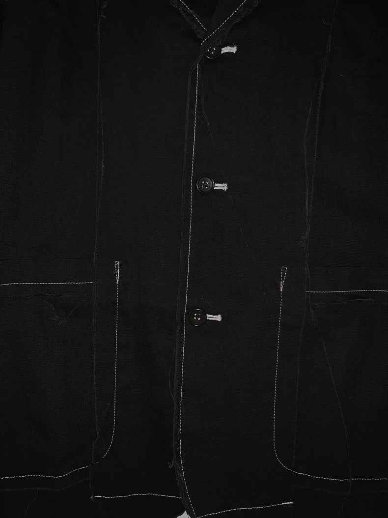 Undercover Frayed Detail Suit Jacket
