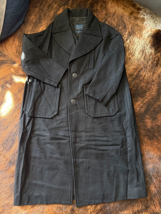 Yohji Yamamoto Wool Coat Size 2 Black Long