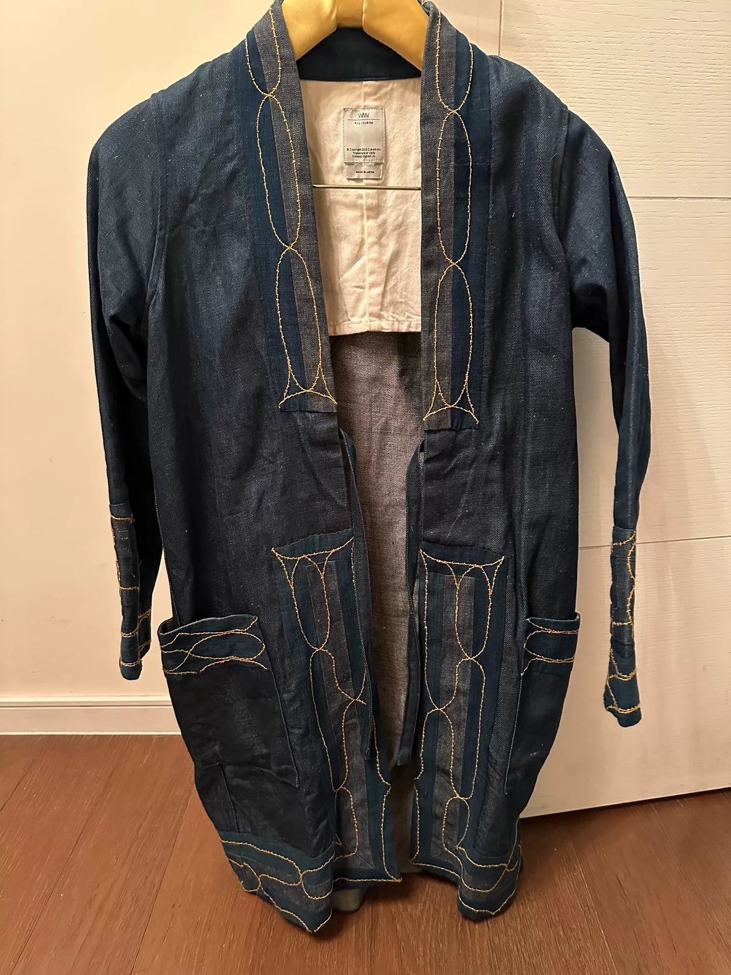 VISVIM Denim Robe Coat Size 0