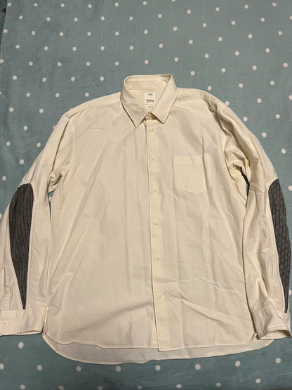 visvim Cream Shirt with Dark Sleeves