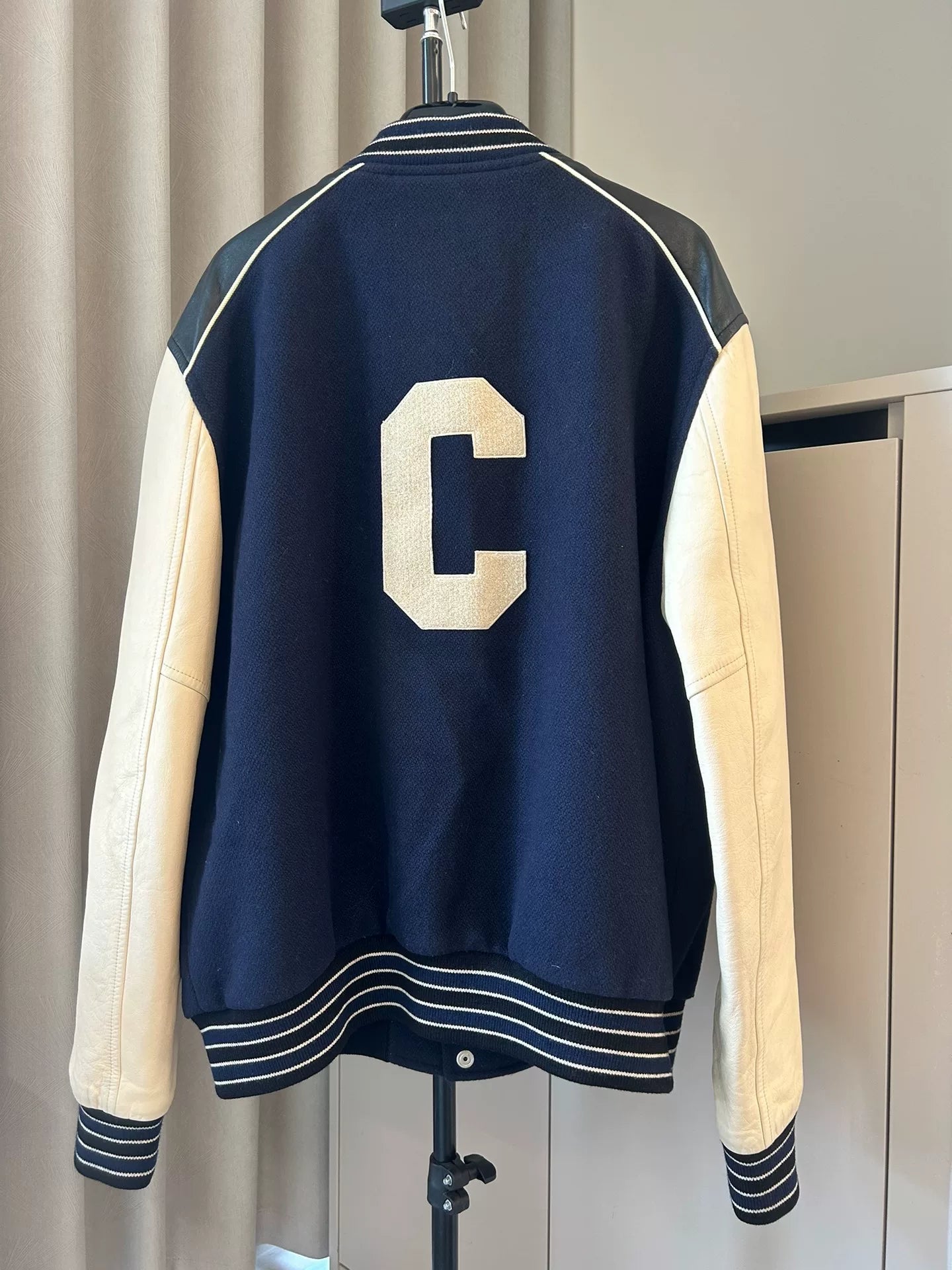 Celine Vintage Style Baseball Jacket