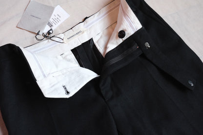 NAMACHEKO Wool Back Piping Trouser