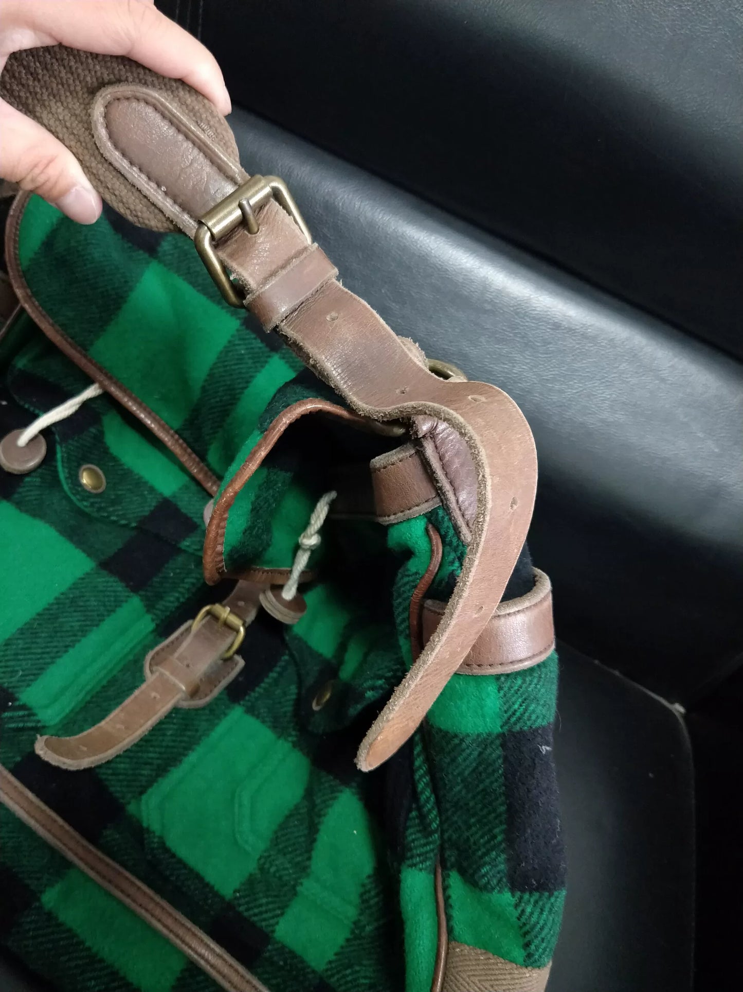 RRL Vintage Wool Crossbody Bag
