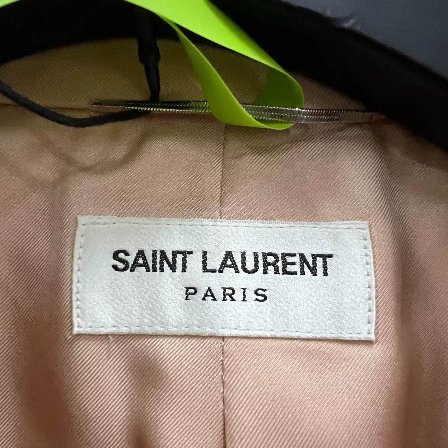Saint Laurent Light Pink Structured Blazer